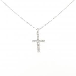 サマンサティアラ クロス ダイヤモンド ネックレス 0.22CT