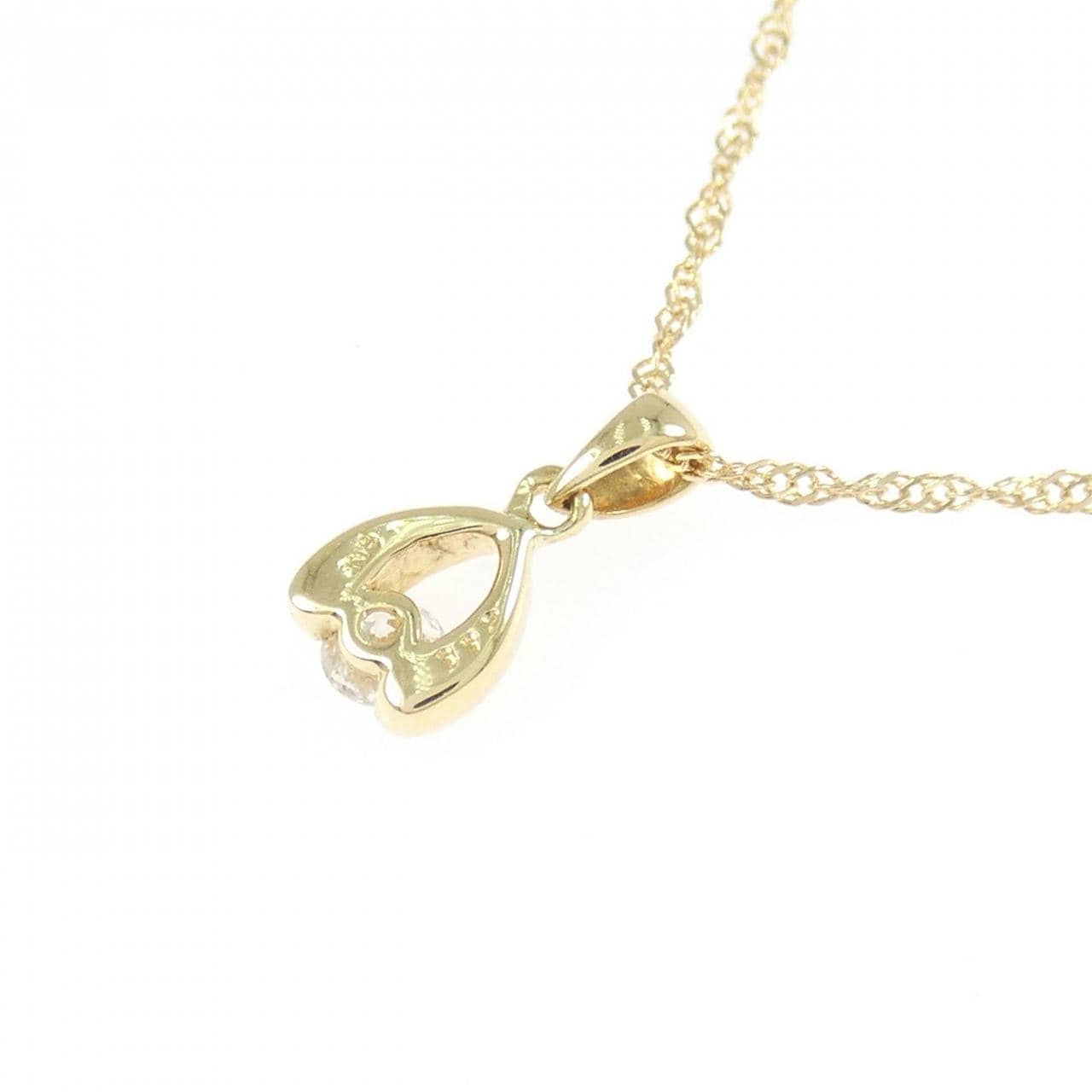 K18YG ダイヤモンド ネックレス 0.112CT