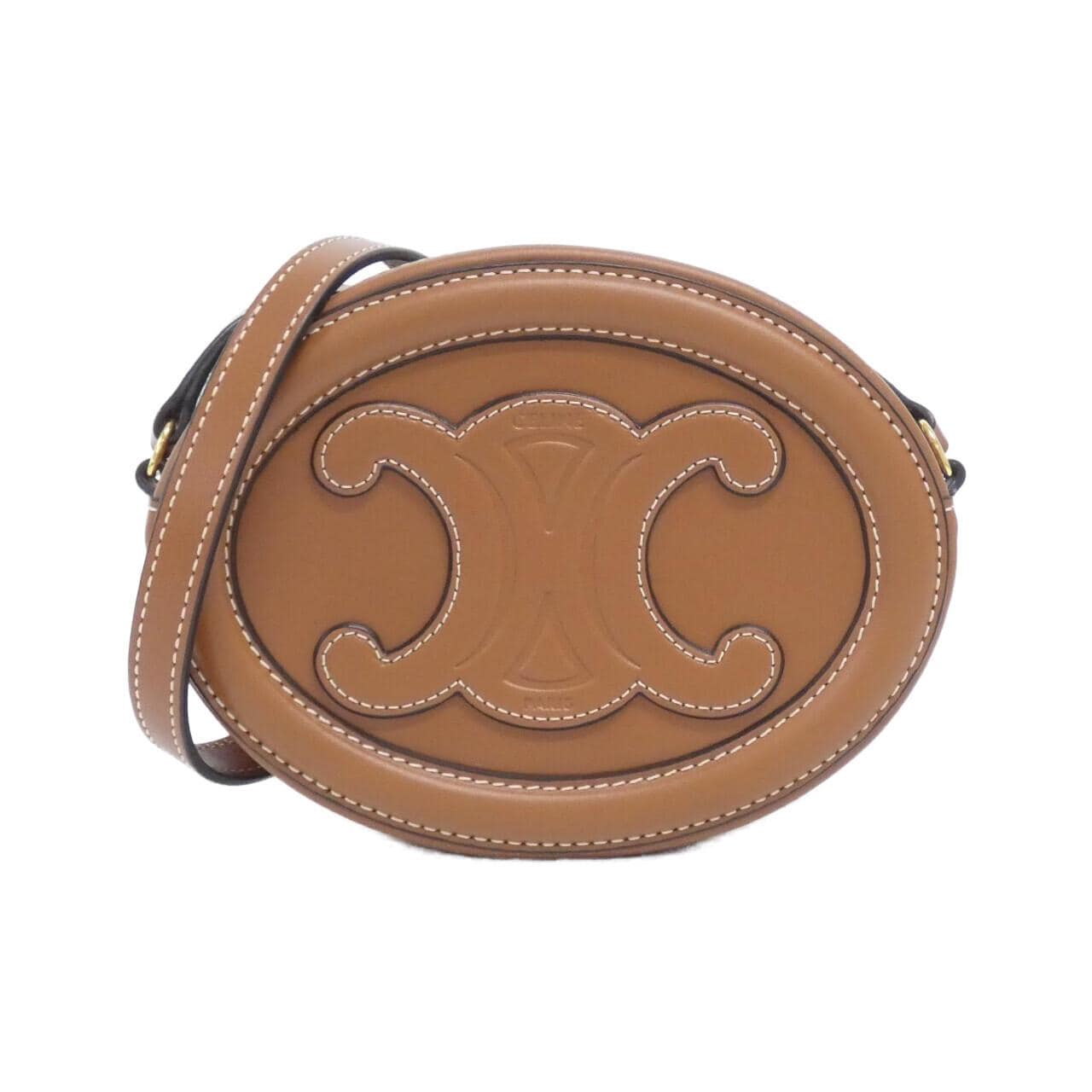 セリーヌ クロス ボディ オーバル パース 10I703DPQ ショルダーバッグ