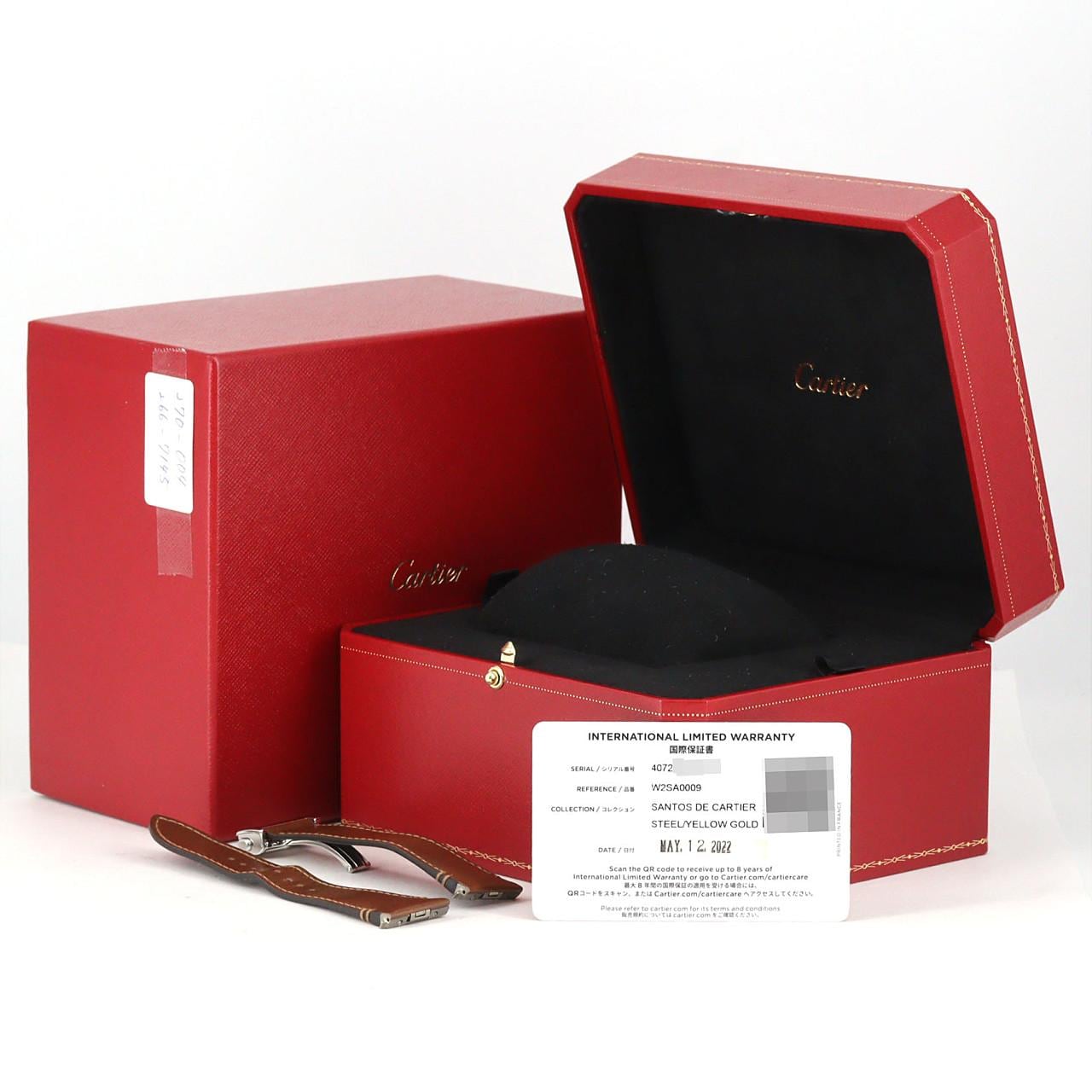 カルティエ サントス･ドゥ･カルティエLM コンビ W2SA0009 SSxYG 自動巻