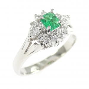 PT900 エメラルド リング 0.18CT