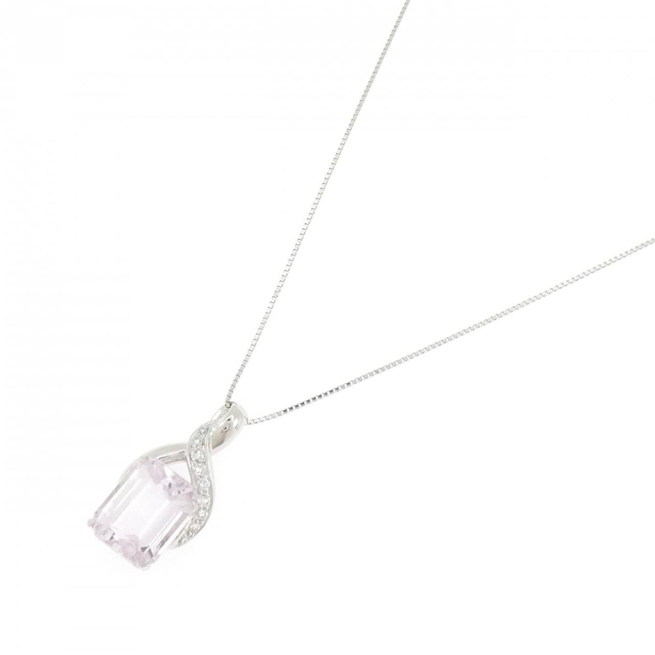 PT900/PT850 クンツァイト ネックレス 6.65CT