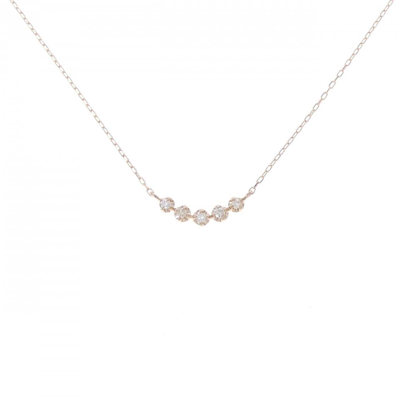 クミキョク ダイヤモンド ネックレス 0.05CT