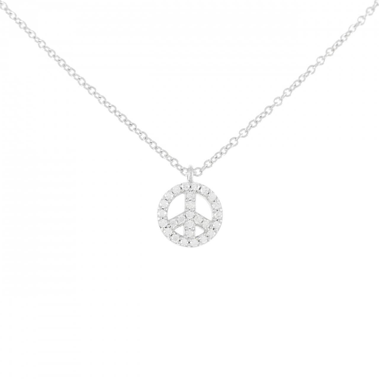 TIFFANY Metro Peace Sign Mini Necklace