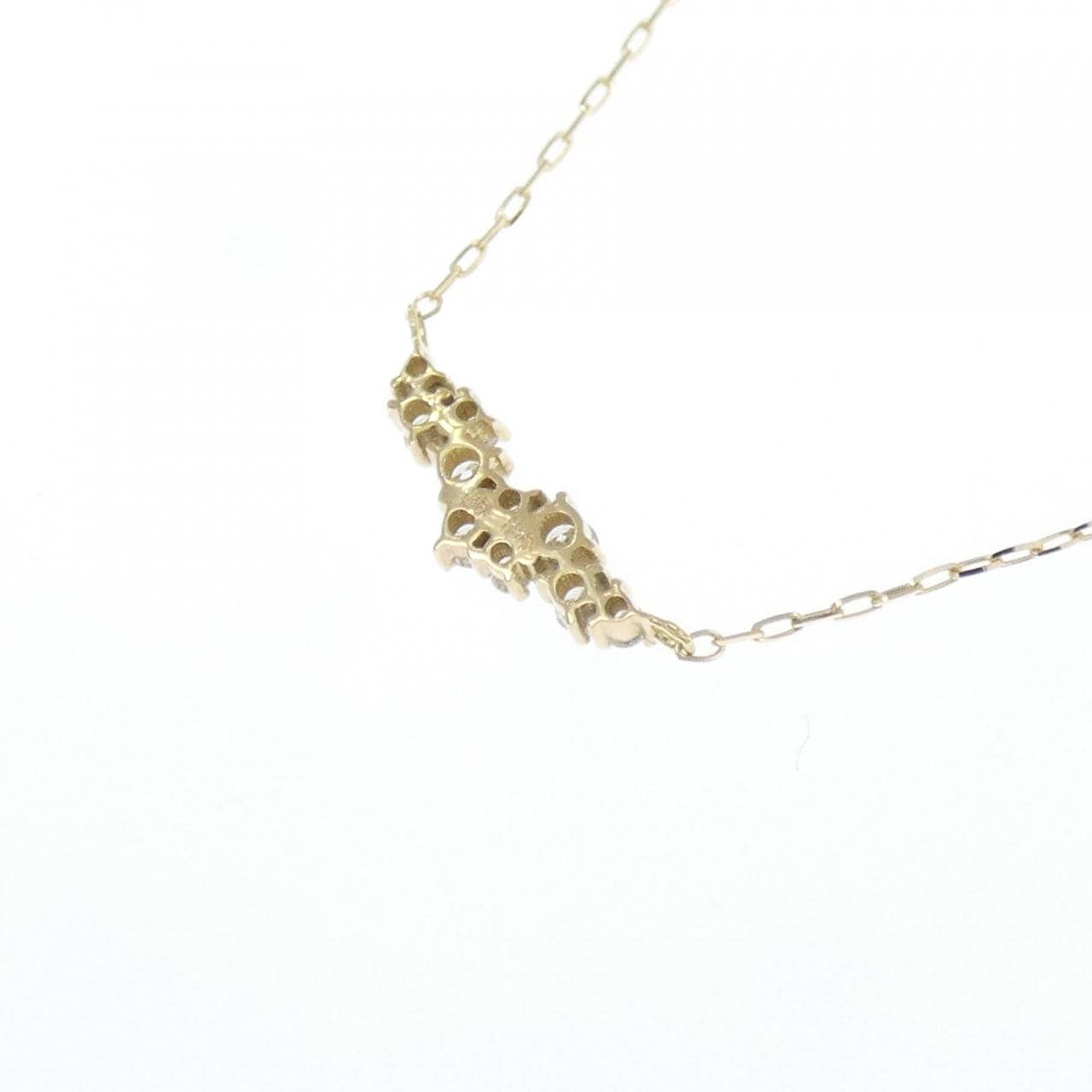 [Remake] K18YG Diamond necklace 0.10CT