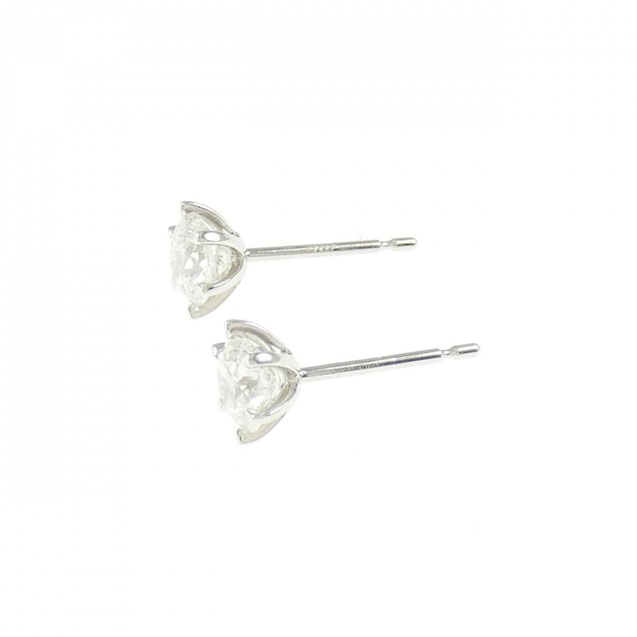 【リメイク】PT900/ST ダイヤモンド ピアス 0.501CT 0.568CT H I1 GOOD-FAIR