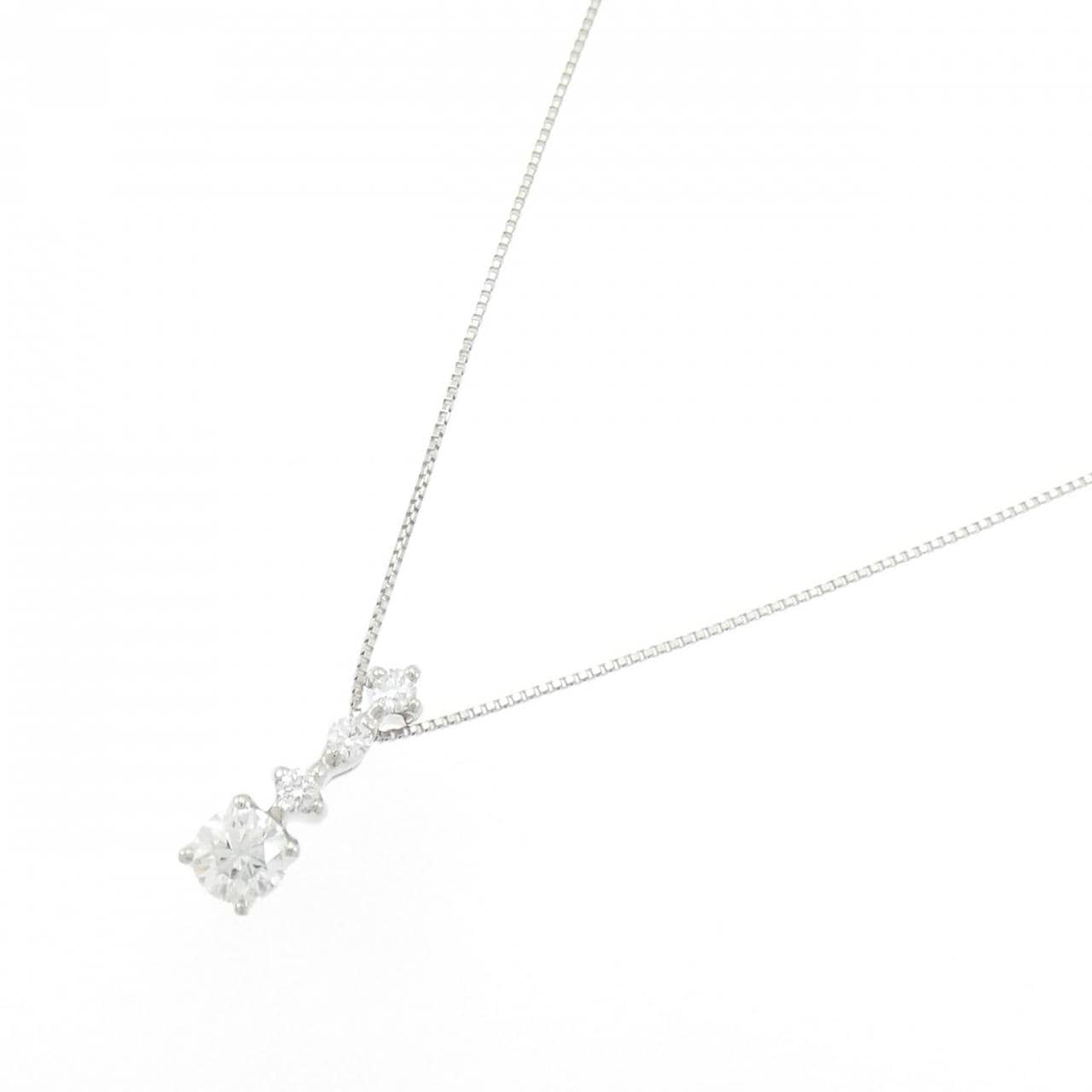 PT900/PT850 ダイヤモンド ネックレス 0.310CT E VVS1 EXT