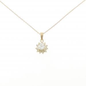 K18YG ダイヤモンド ネックレス 0.41CT