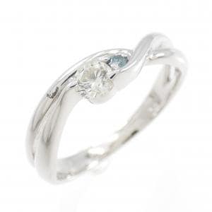 K18WG ダイヤモンド リング 0.10CT