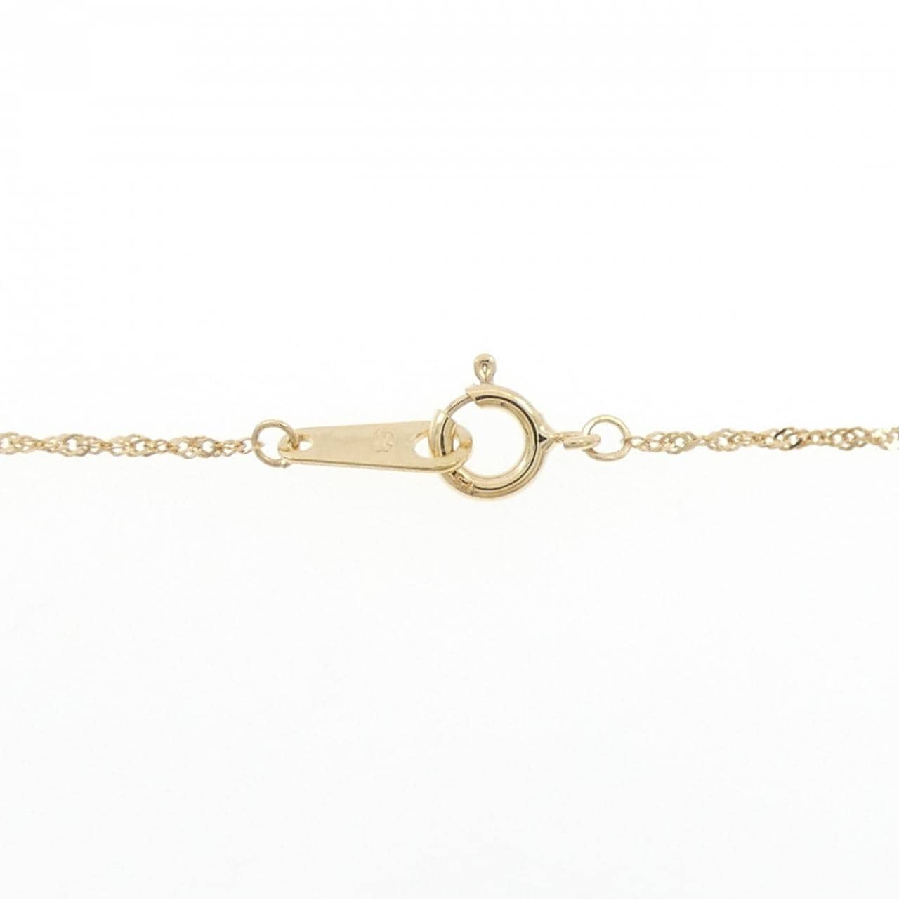 K18YG/750YG Ruby Necklace 0.2CT