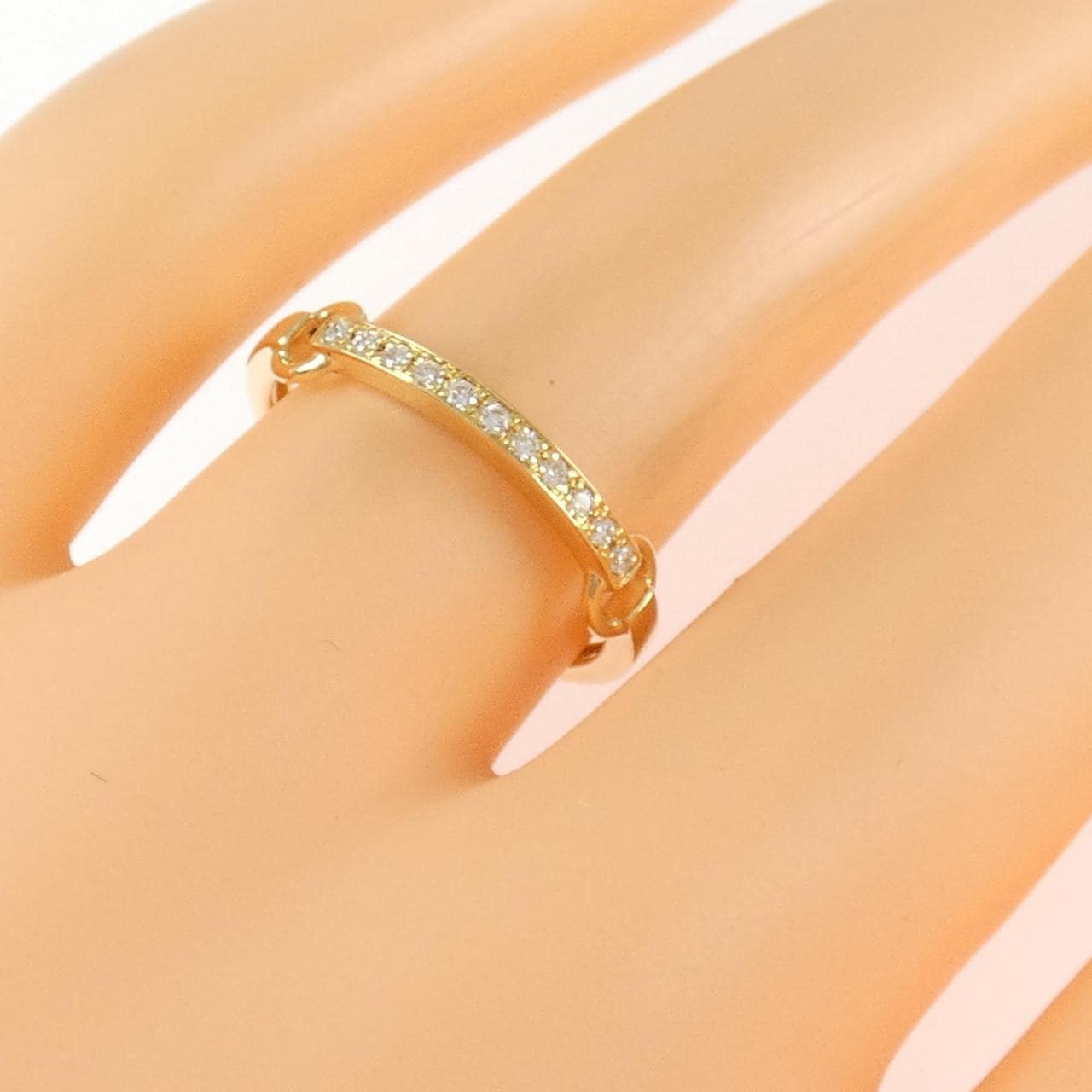 K18YG ダイヤモンド リング 0.07CT