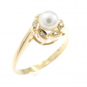 K18YG アコヤパール リング 4.2mm