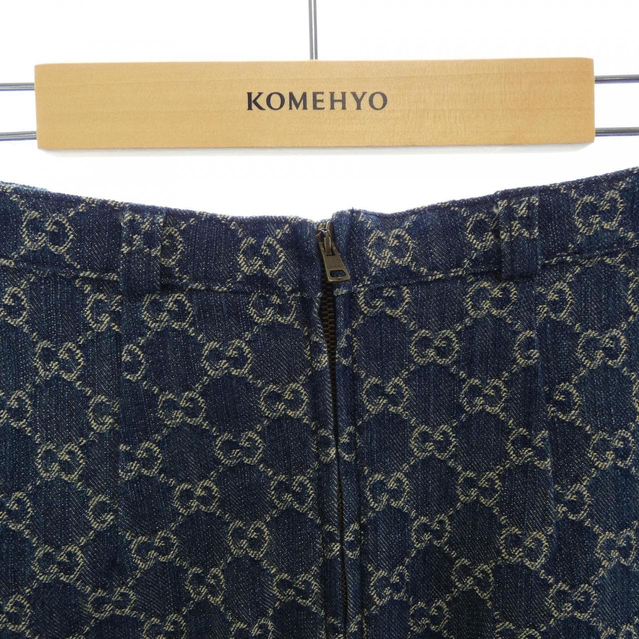 グッチ GUCCI ウォッシュド オーガニックデニムスカート 651415 XDBLL スカート