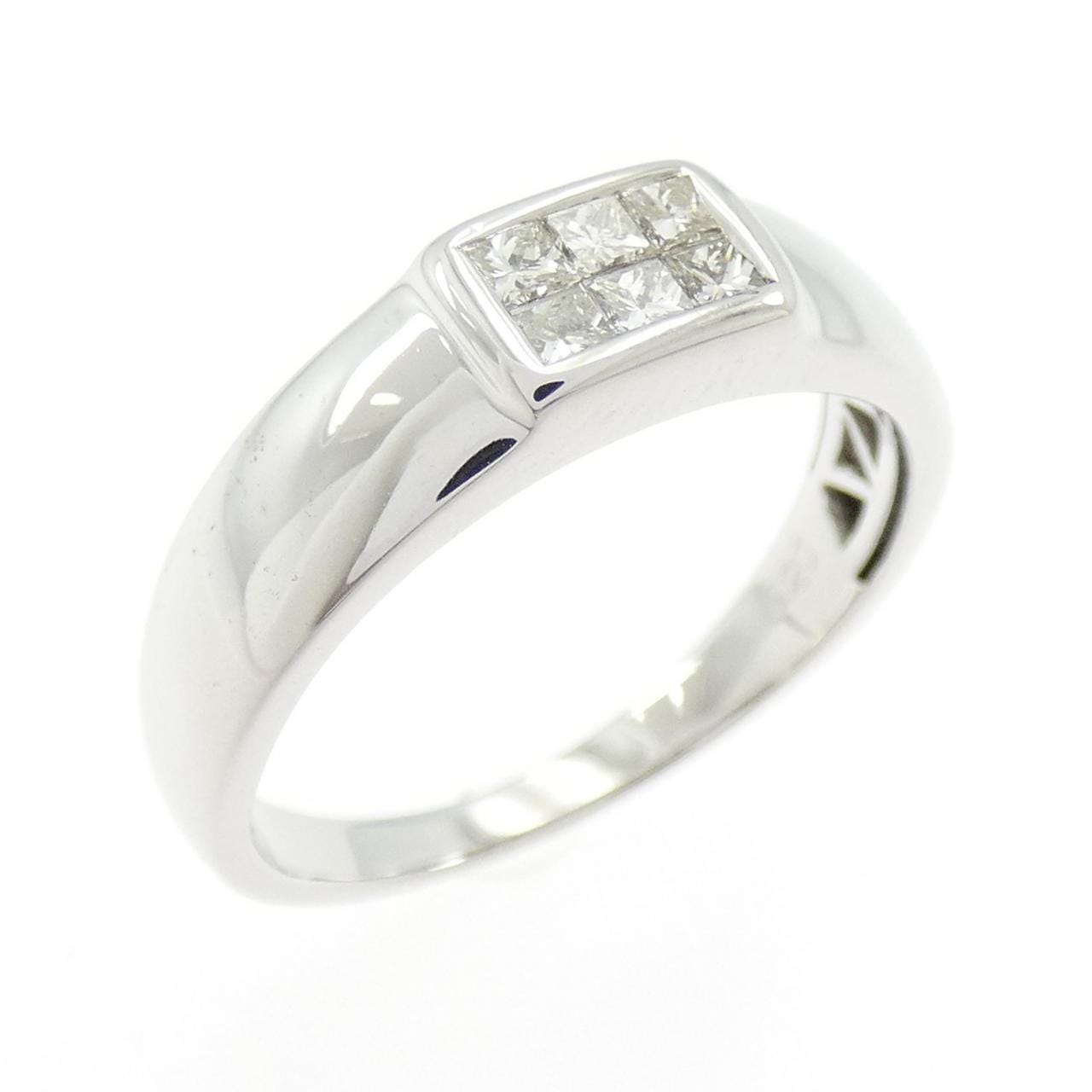 K18WG ダイヤモンド リング 0.20CT