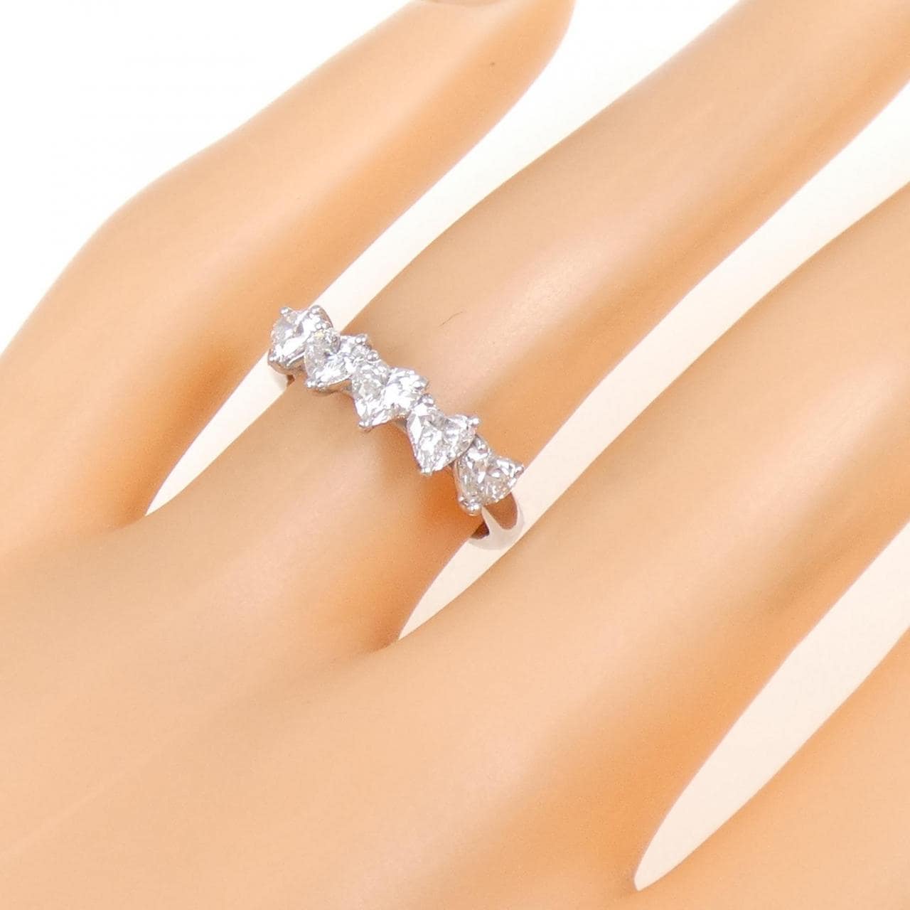 PT900 ハート ダイヤモンド リング 1.00CT