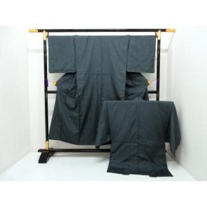 [Unused items] Men&#39;s clothing kimono/haori 2-piece set