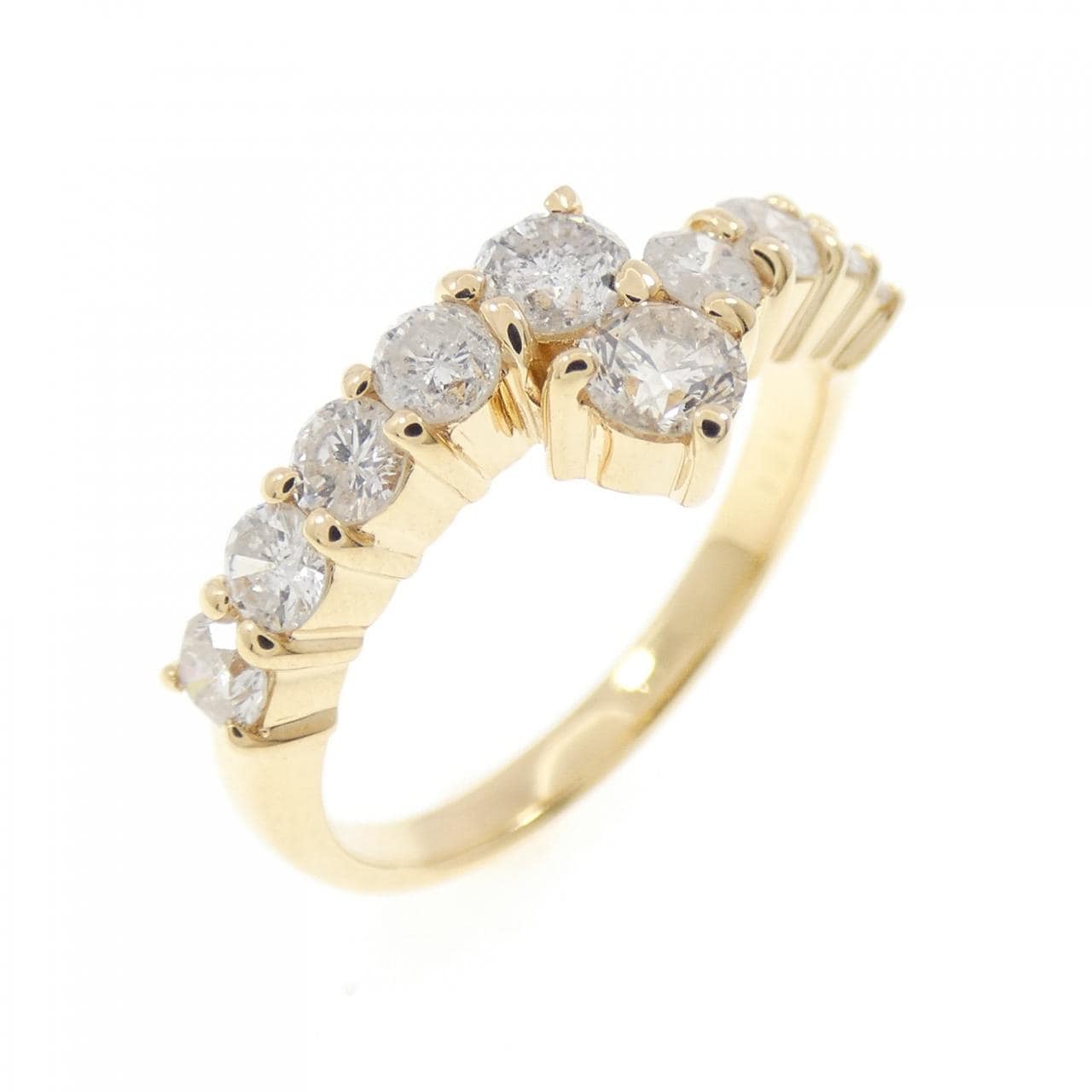 K18YG ダイヤモンド リング 1.01CT