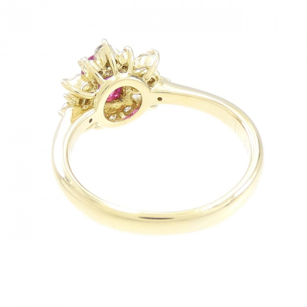 K18YG Ruby Ring 0.59CT