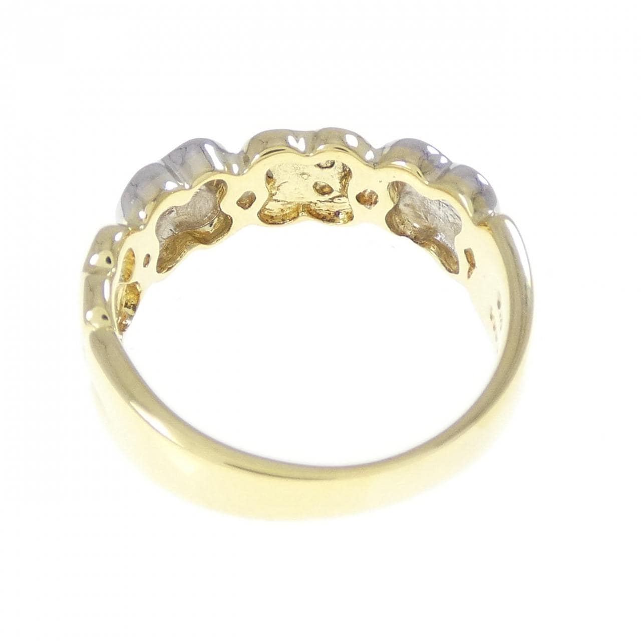 K18YG/PT900 リング