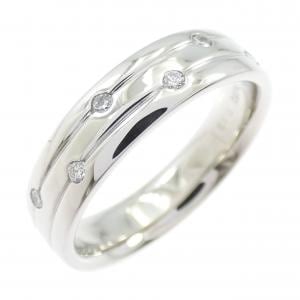 PT950 ダイヤモンド リング 0.12CT