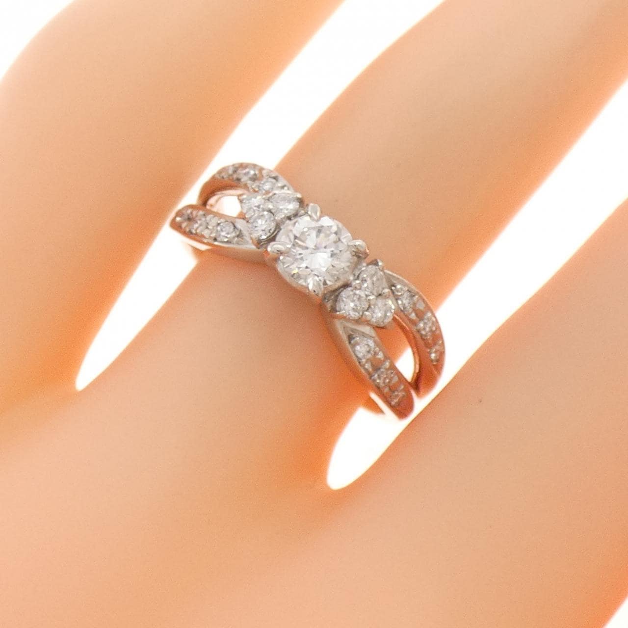 PT900 ダイヤモンド リング 0.307CT G SI1 Good