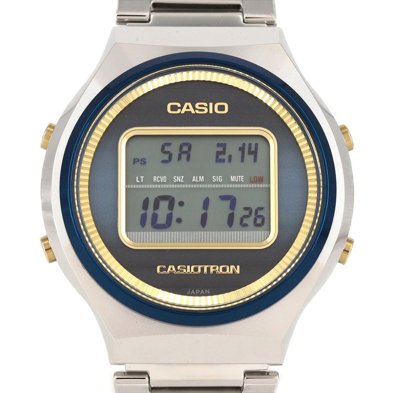 カシオ カシオトロン 電波時計 TRN-50SS-2AJR SS ソーラークォーツ