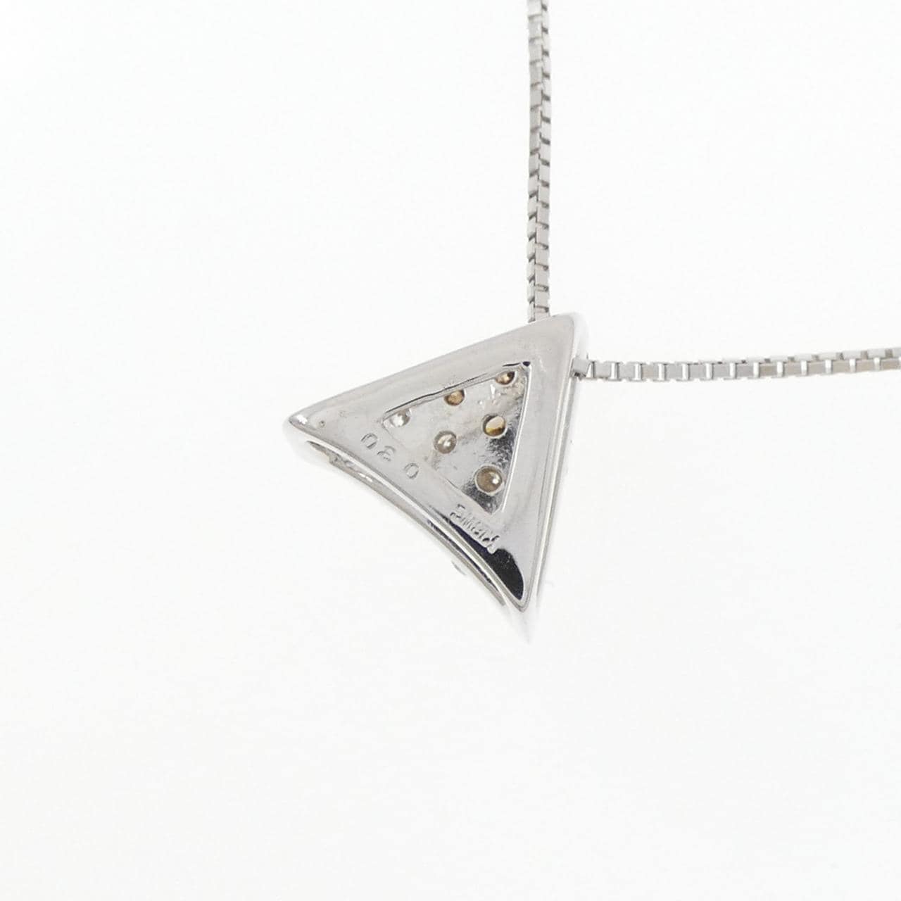 K18WG ダイヤモンド ネックレス 0.30CT