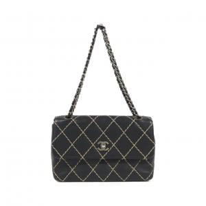 【ヴィンテージ】シャネル ワイルドステッチ ライン 14687 ショルダーバッグ