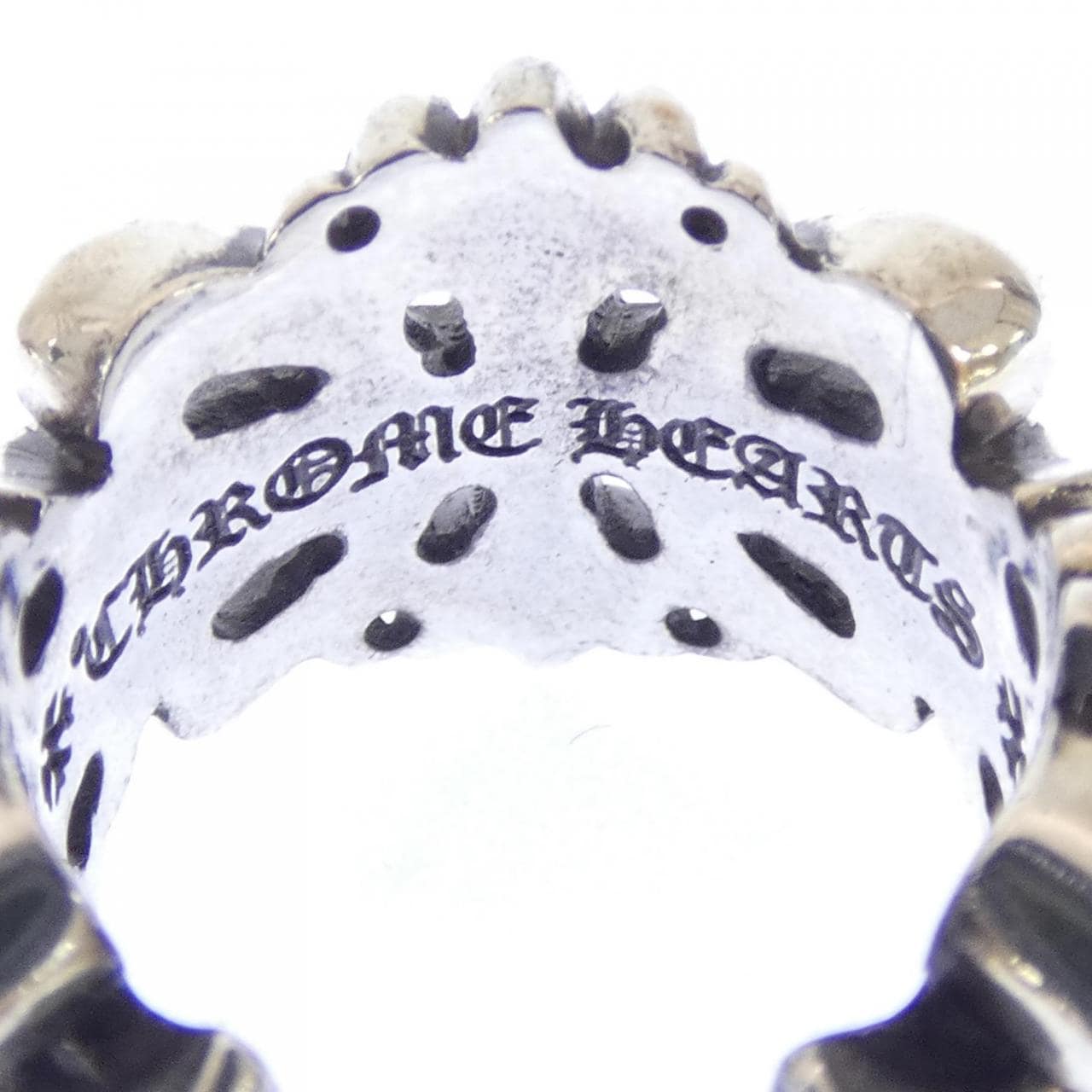 クロムハーツ CHROME HEARTS DBL FLORAL CROSS　ダブルフローラルクロス 207081100SLV RING