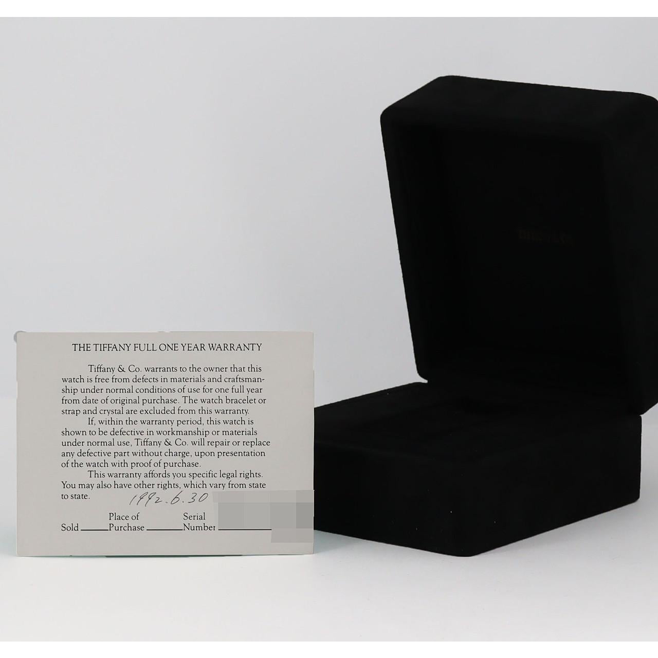 【ノーメンテナンス還元価格】ティファニー アトラスクロノグラフ Z0002.32.10A11A00A SS クォーツ