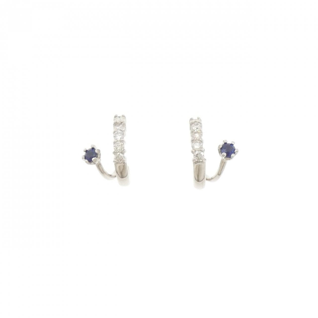 K14WG サファイヤ ピアス