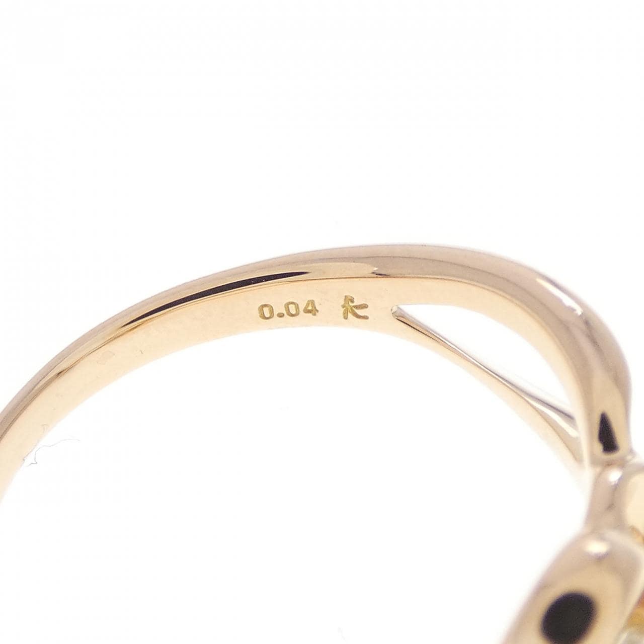 クミキョク ハート ダイヤモンド リング 0.04CT