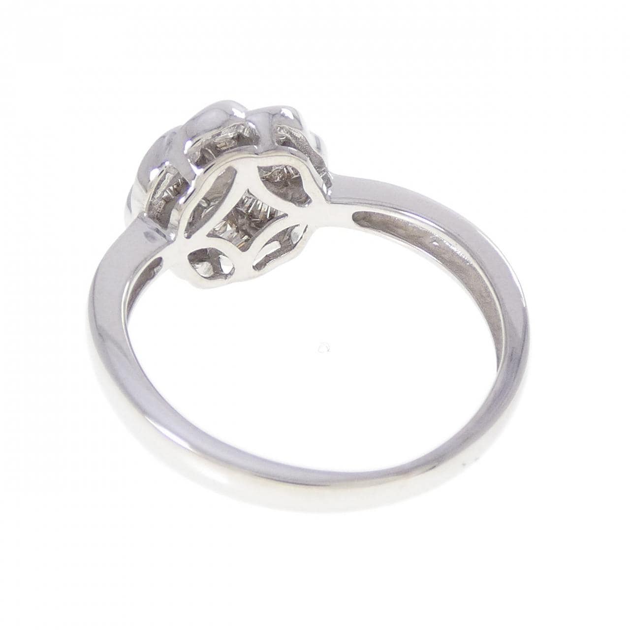 K18WG ダイヤモンド リング