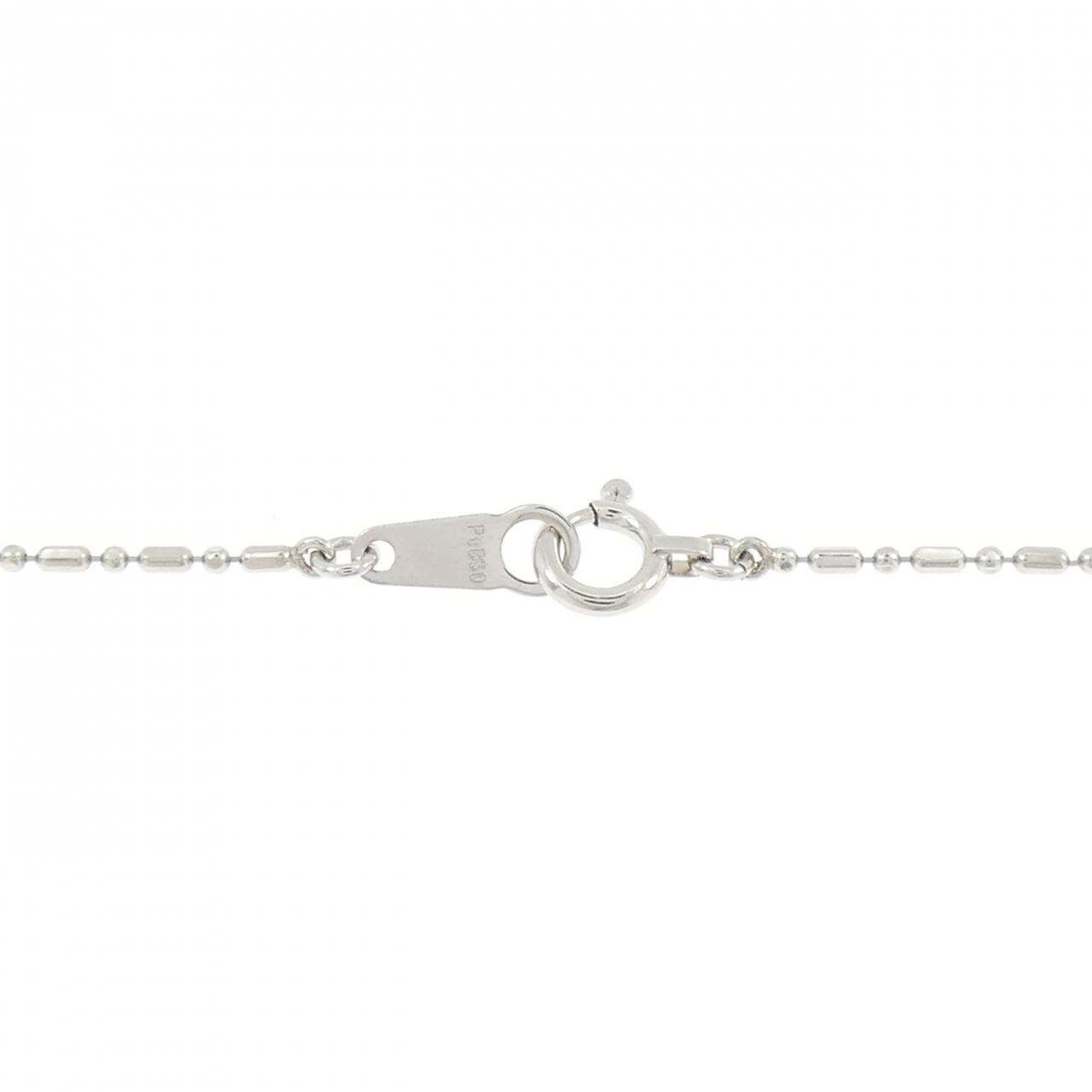 PT900/PT850 エメラルド ネックレス 0.55CT