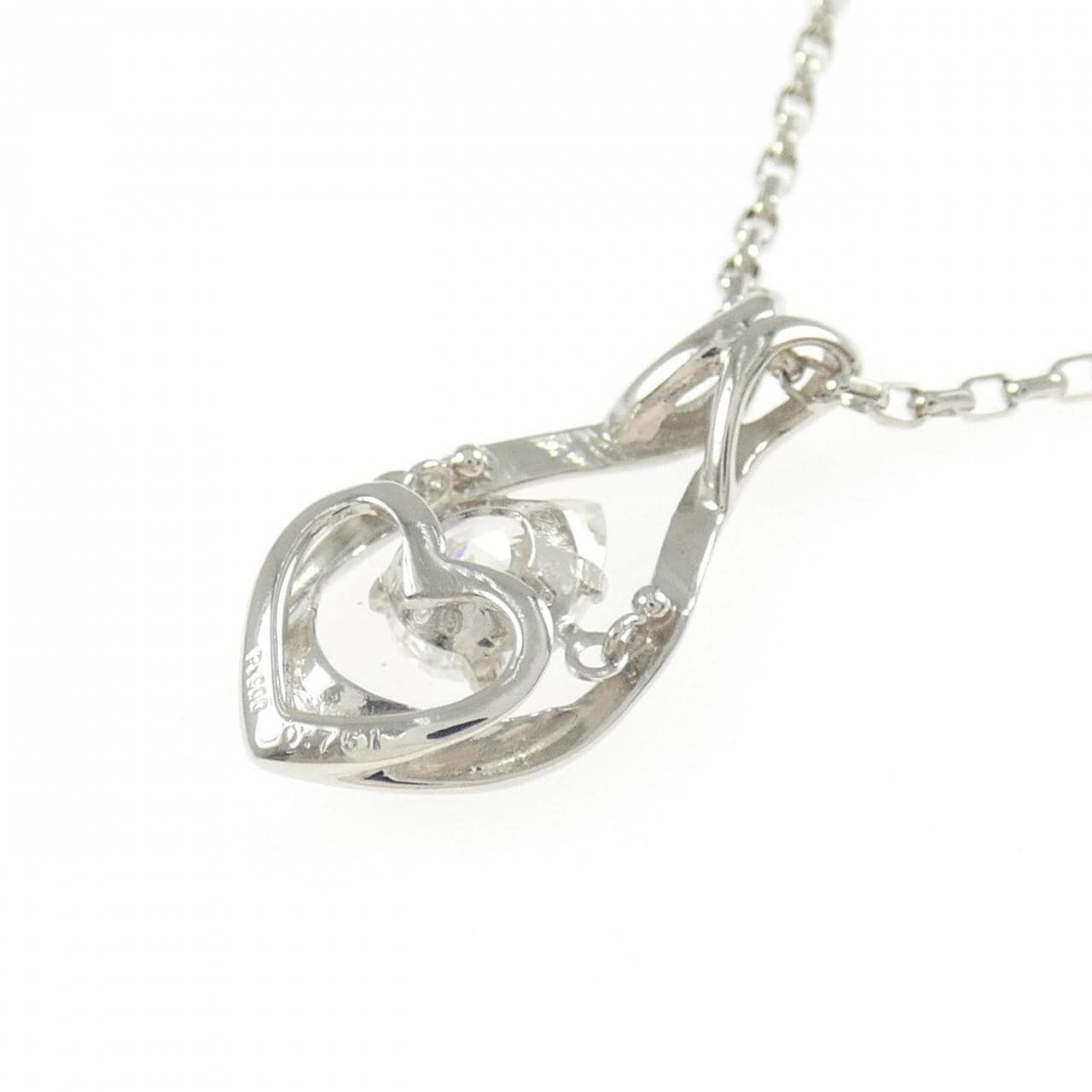 PT900/PT850 ダイヤモンド ネックレス 0.751CT