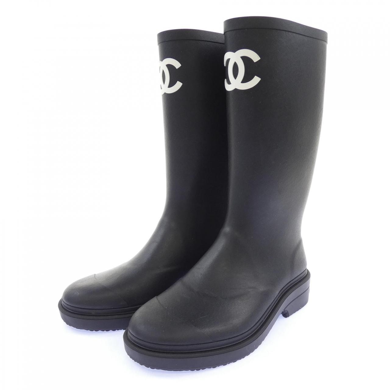 シャネル CHANEL ハイブーツ G39620X56326 ロングブーツ