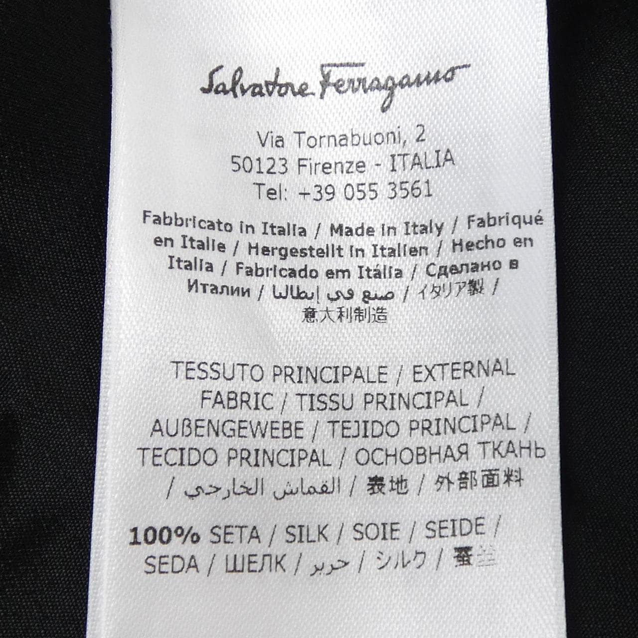 サルヴァトーレフェラガモ SALVATORE FERRAGAMO カットワンピース