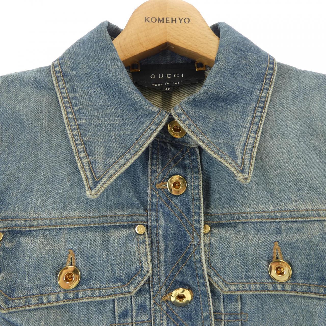 【ヴィンテージ】グッチ GUCCI 125084.ZL069 デニムジャケット