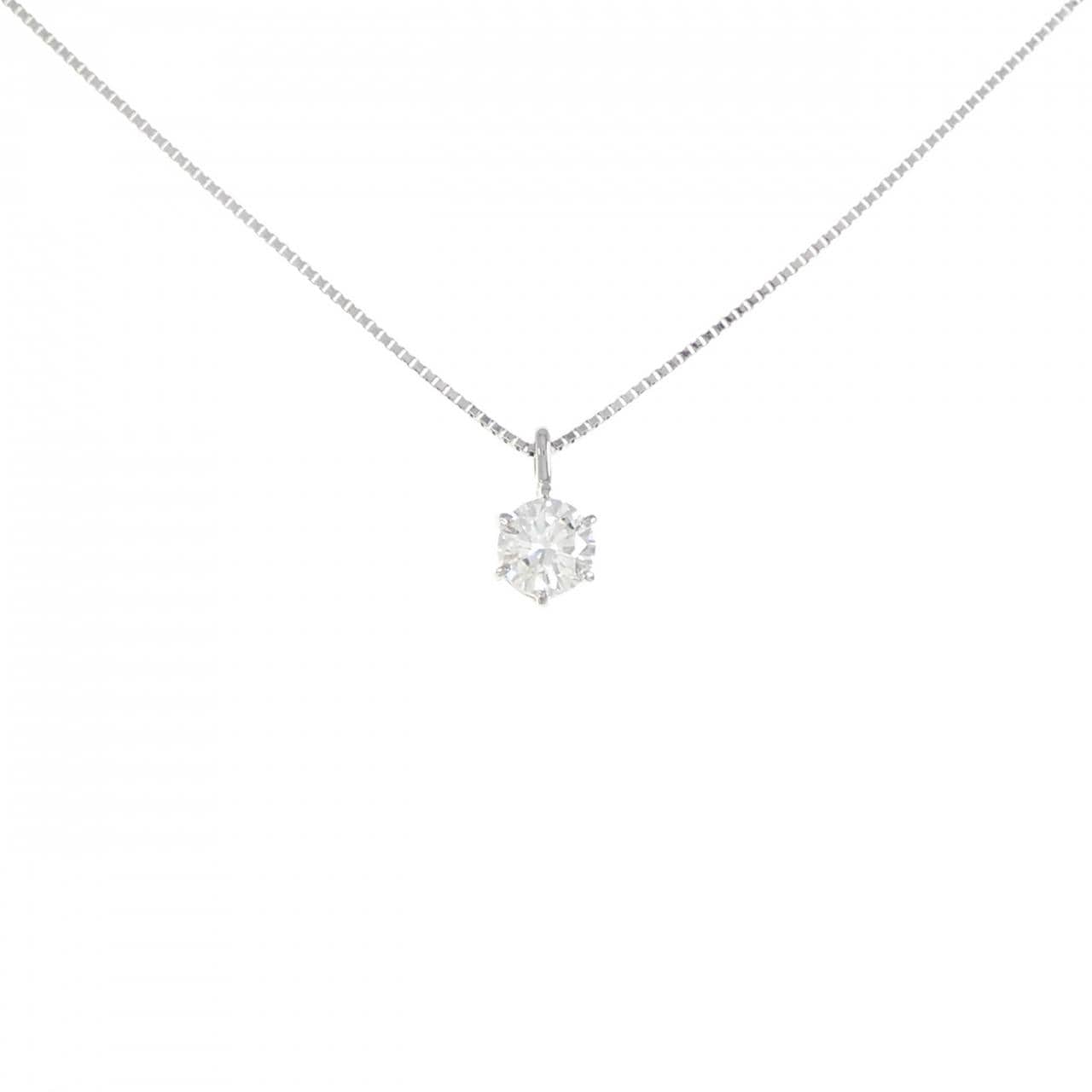 PT/PT850 ダイヤモンド ネックレス 0.531CT F VS2 VG