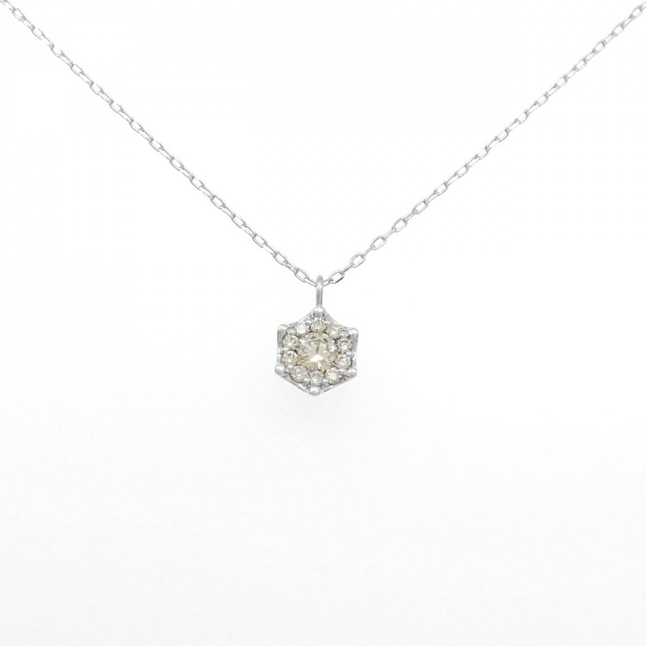 PT900/PT850 ダイヤモンド ネックレス 0.31CT