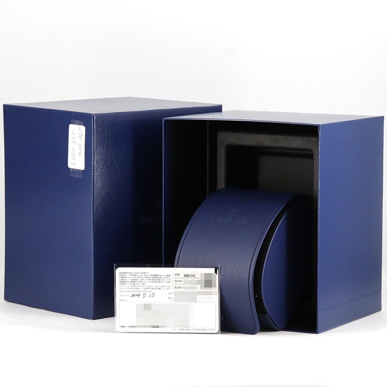 セイコー グランドセイコー･スポーツコレクション･クロノグラフ GMT 9R86-0AA0/SBGC203 SS 自動巻