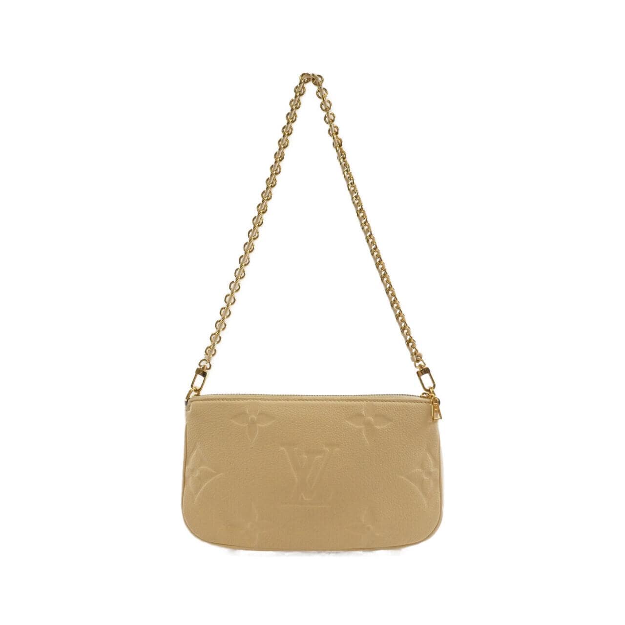 LOUIS VUITTON Monogram Empreinte多功能 Pochette 配件 M46568 单肩包