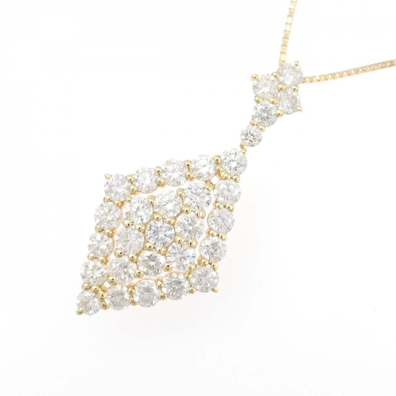 K18YG ダイヤモンド ネックレス 2.00CT