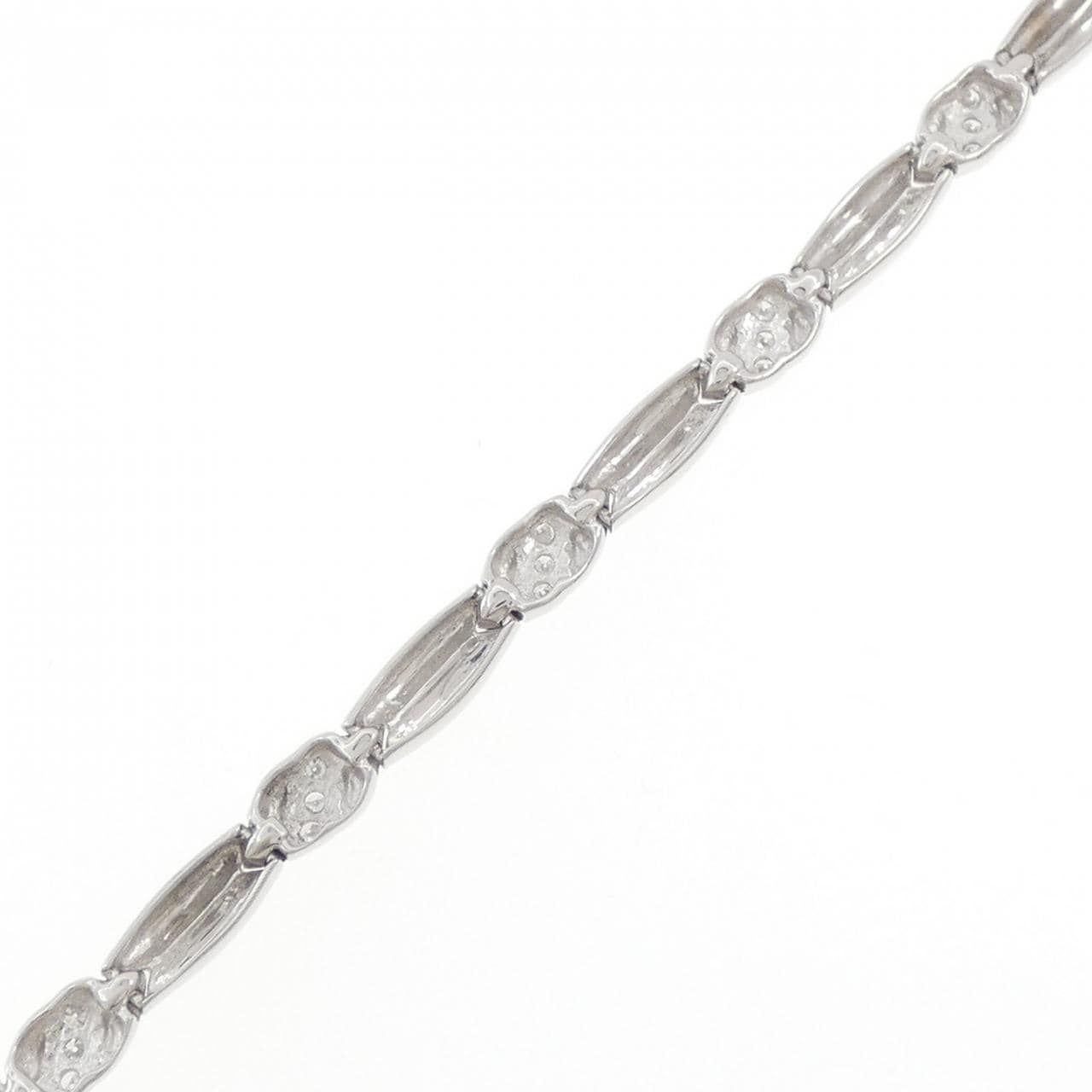 K18WG ダイヤモンド ブレスレット 0.25CT