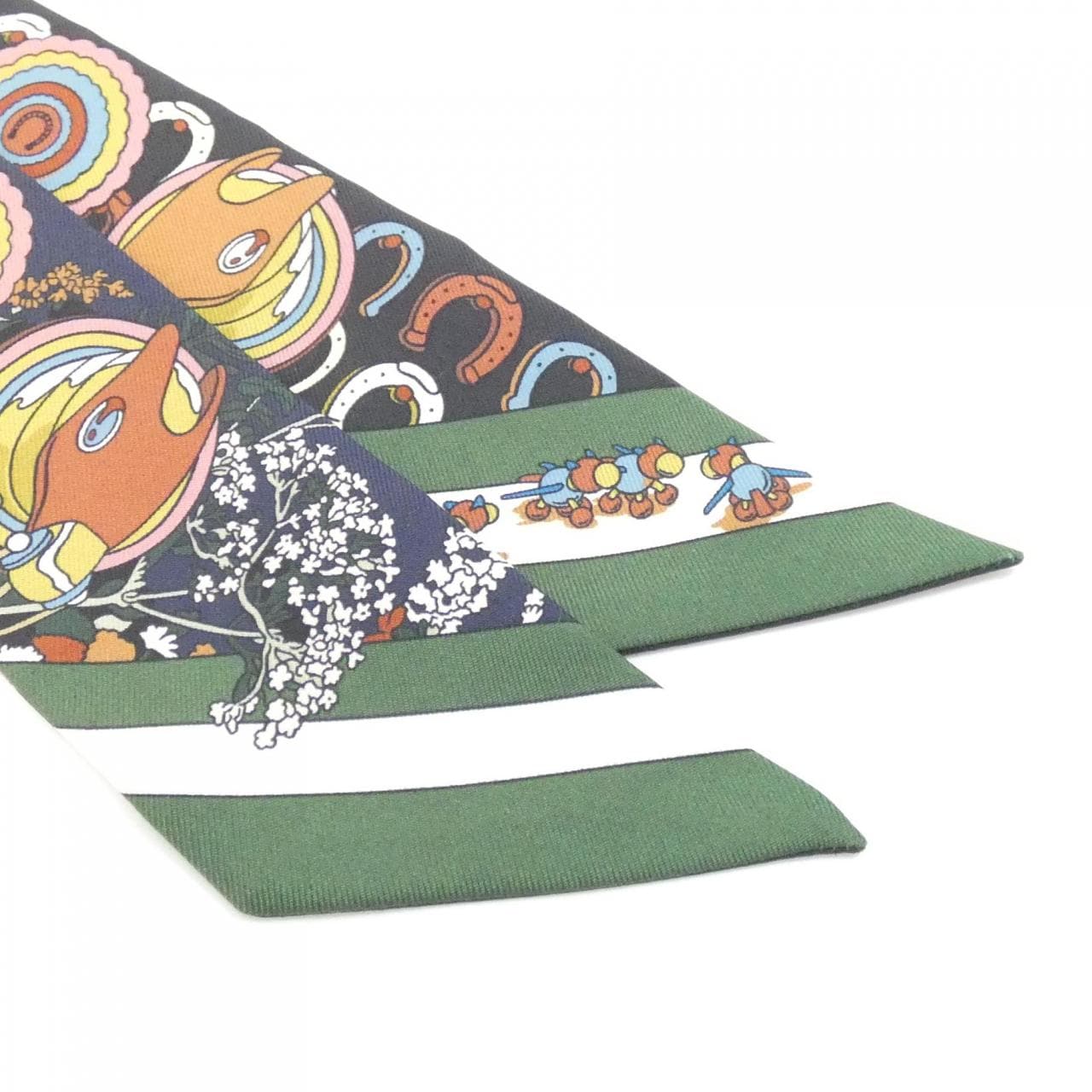 エルメス PONY PIT STOP ツイリー 064207S スカーフ