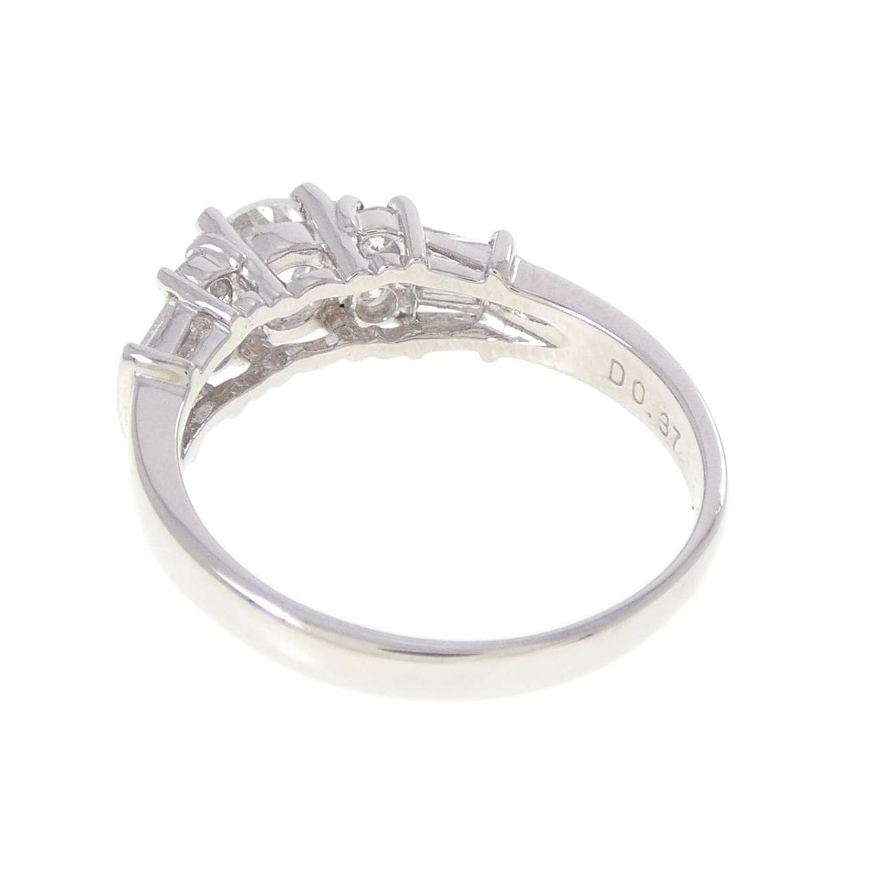 PT900 ダイヤモンド リング 0.504CT F SI1 Fair