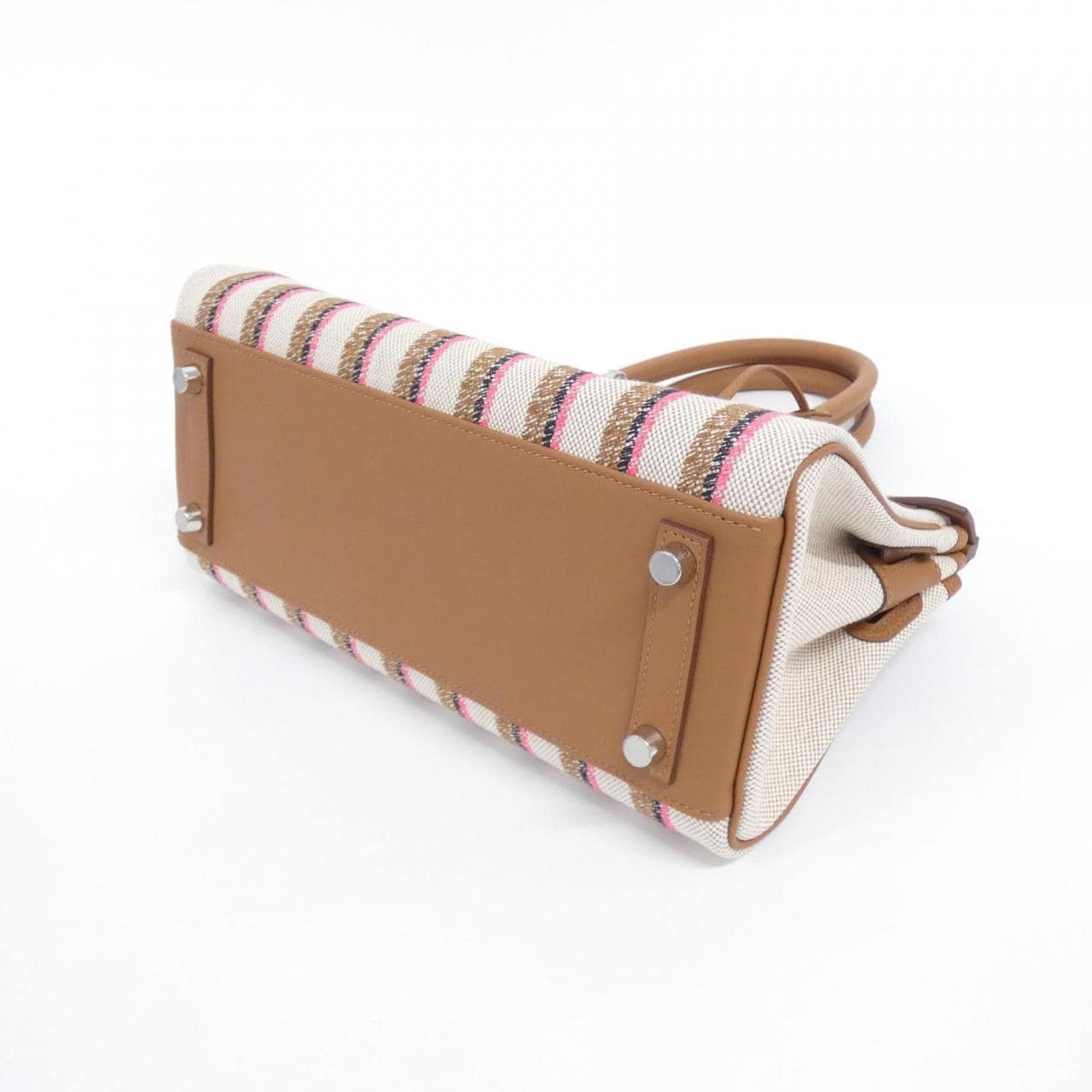 【未使用品】エルメス COUVERTURE LIGNES バーキン ショルダー ライト ブロデ 29cm 085824CK バッグ