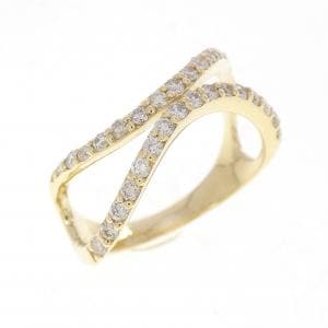 K18YG ダイヤモンド リング 0.40CT