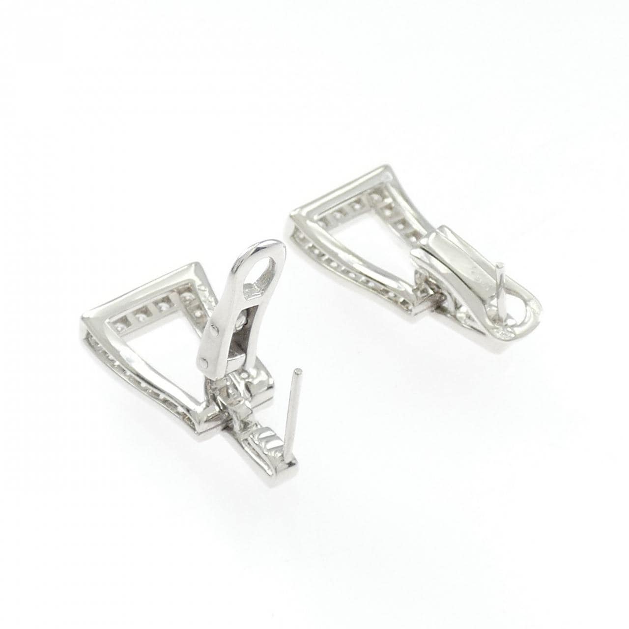 750WG ダイヤモンド ピアス 1.80CT