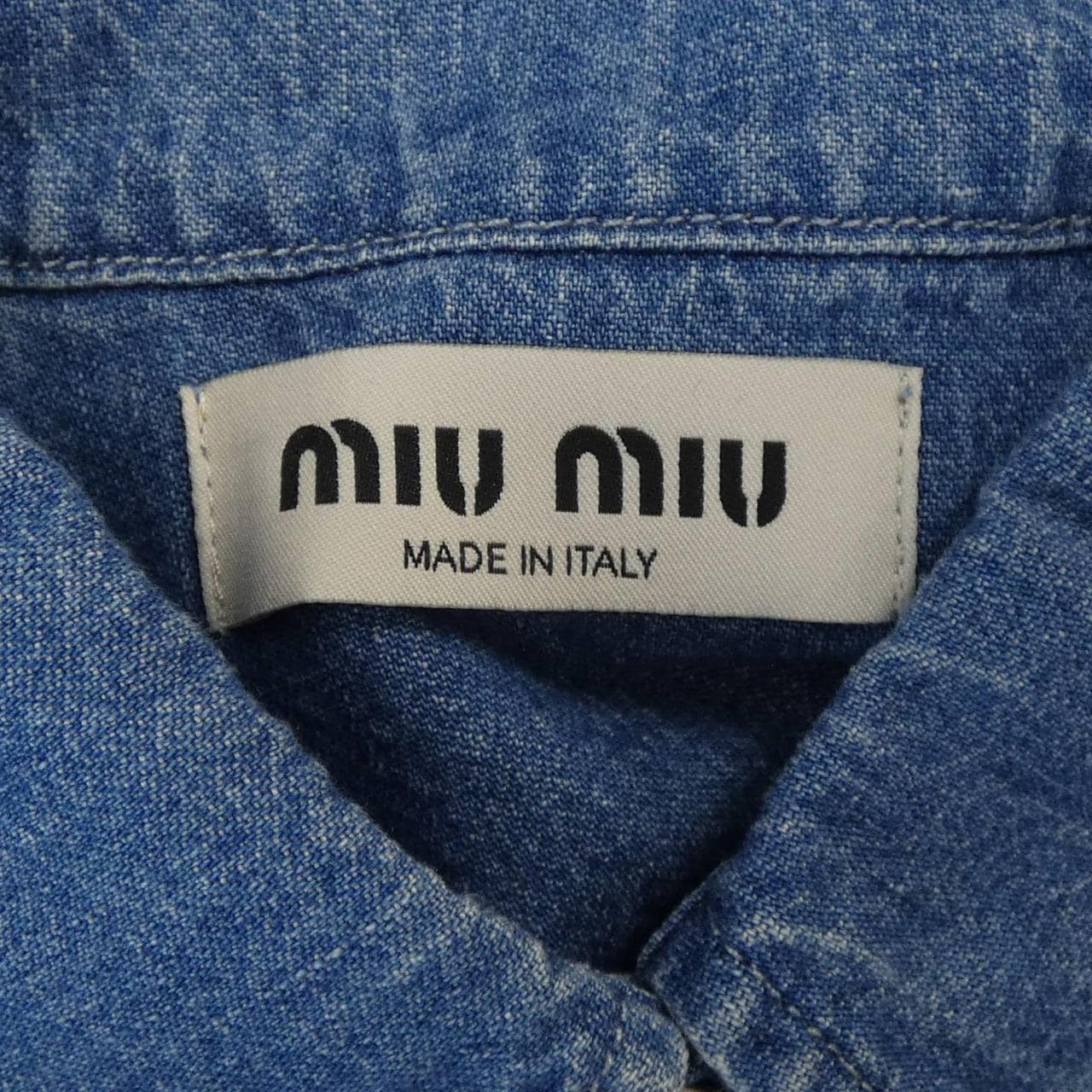 ミュウミュウ MIU MIU シャンブレーシャツ GWC104 S232 1294 シャツ